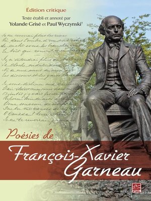 cover image of Poésies de François-Xavier Garneau